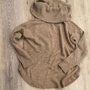 Dreamers Tan Cowl Neck Sweater